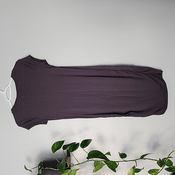 BENCH dark grey black sequins t shirt dress small - Picture 4 of 6